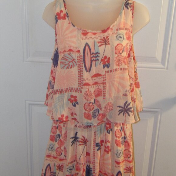 Marissa Olivia Light Orange Dress with Seashells Size Large nwt - Picture 7 of 10